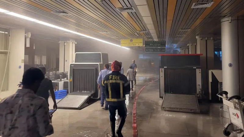 সিলেট আন্তর্জাতিক বিমানবন্দরের সার্ভার রুমে আগুন